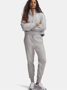 Under Armour Women’s Light Gray Fleece Joggers